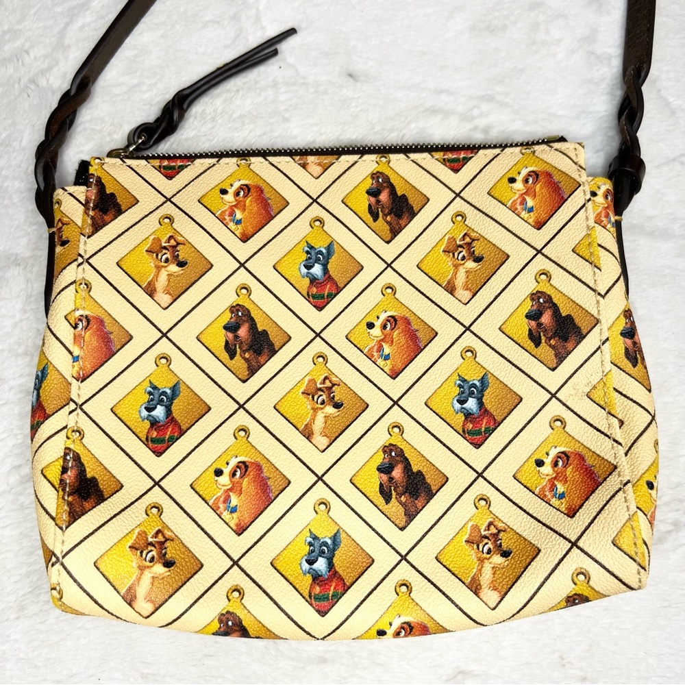 Disney Parks Dooney & Bourke Lady and the Tramp Dogs Crossbody Bag Retired Rare! - Picture 8 of 15